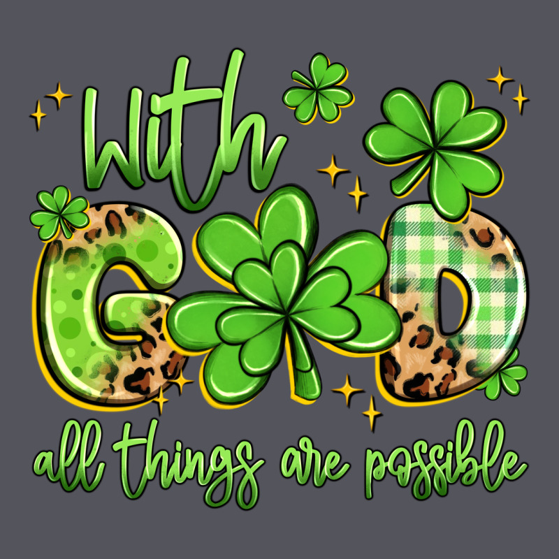 With God All Things Are Possible Vintage Hoodie by Artiststas | Teevron