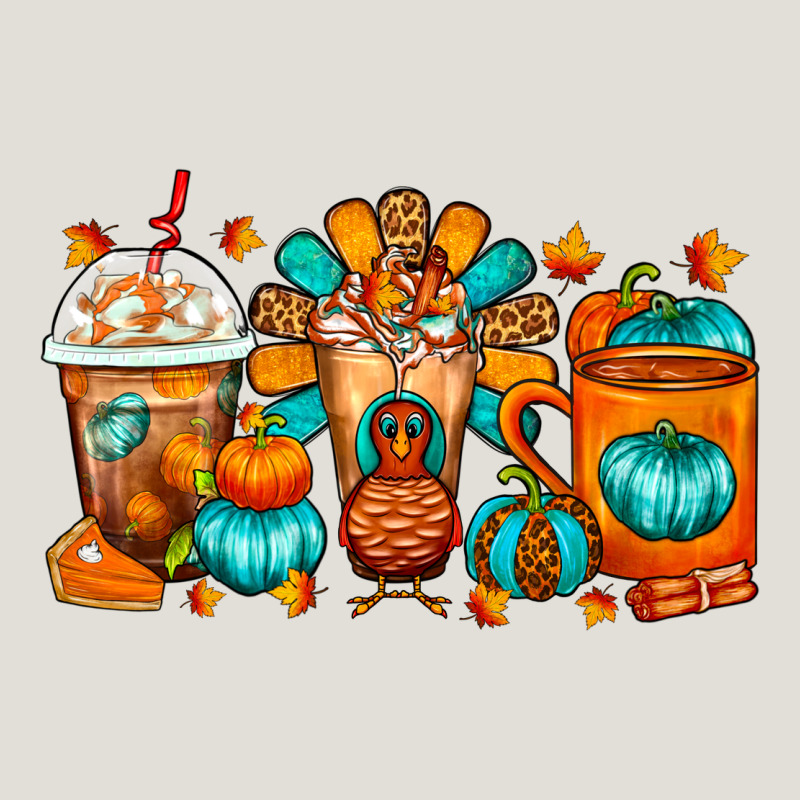Thanksgiving Coffee Cups Heavy Core Tee by FaDigitalArtStudio | Teevron