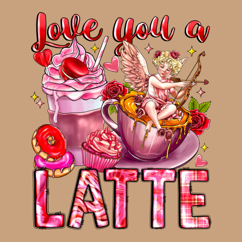 Love You Latte Valentine Cupid Vintage Tee by CowhideDigitalArt | Teevron