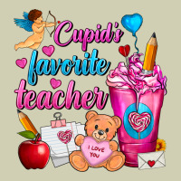 Cupid's Favorite Teacher Valentine's Day Frappe Heavy Core Tee | Teevron