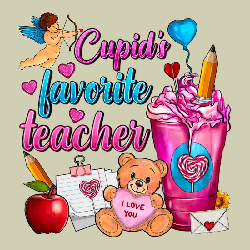 Cupid's Favorite Teacher Valentine's Day Frappe Heavy Core Tee by FaDigitalArtStudio | Teevron