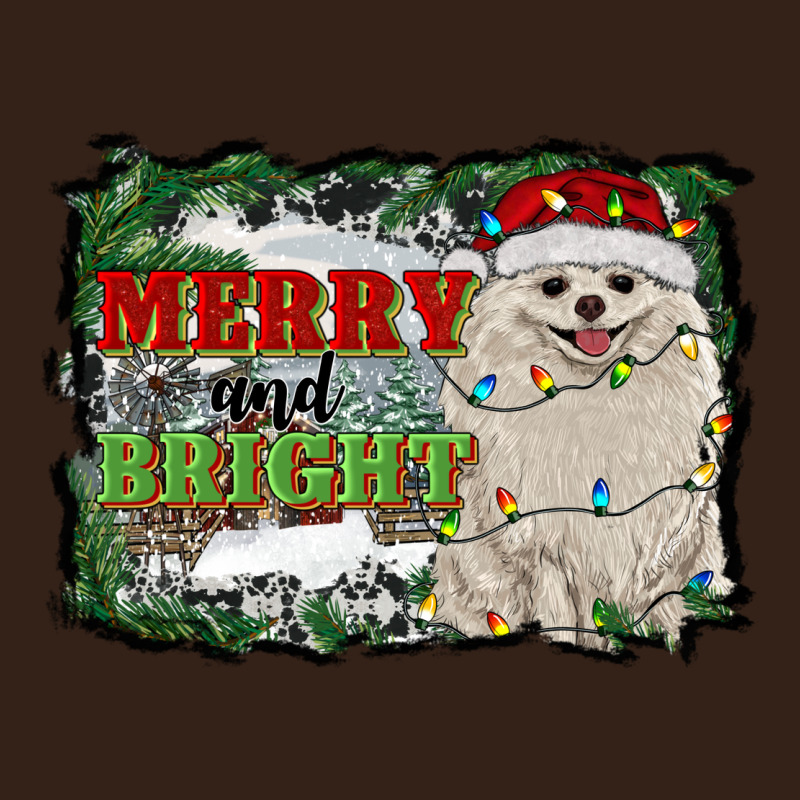 Merry And Bright Pomeranian Heavy Core Tee by RanaPortraitStore | Teevron