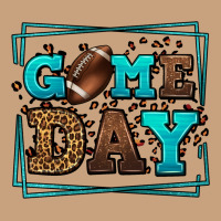 Game Day American Football Leopard Frame Vintage Tee | Teevron
