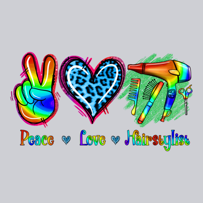 Peace Love Hairstylist Heavyweight Sweatshirt by Jasminsmagicworld | Teevron
