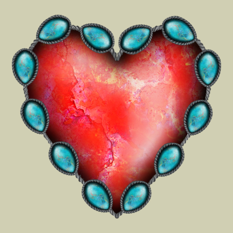 Gemstone Red Heart Heavy Core Tee by Jasminsmagicworld | Teevron