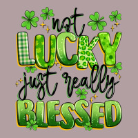 Not Lucky Just Really Blessed Vintage Hoodie | Teevron
