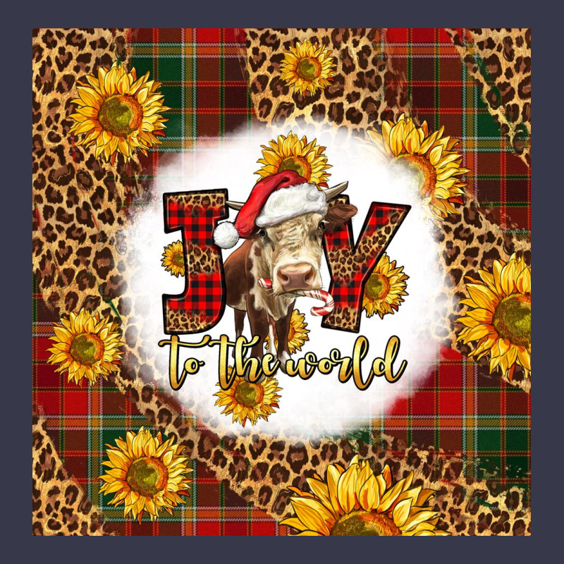 Joy To The World Christmas Cow Long Sleeve Tee by LillyAllenDesigns | Teevron