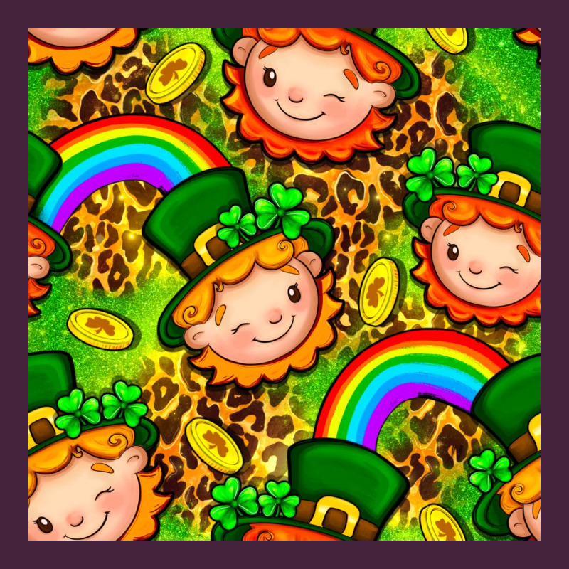 St. Patrick's Dwarf Seamless Pattern Digital Paper Premium Tee by BundleAndBundleShop | Teevron
