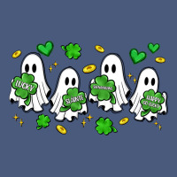 Clover Ghostie St.patrick's Day Vintage Hoodie | Teevron