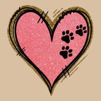 Pink Glitter Heart Heavyweight Hoodie | Teevron