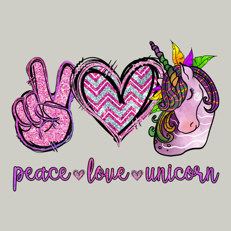 Peace Love Unicorn Heavyweight Hoodie by Jasminsmagicworld | Teevron