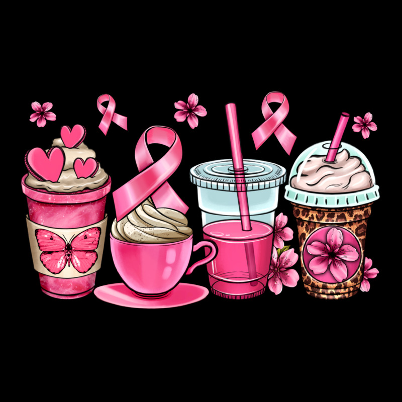 Breast Cancer Coffee Cups Heavy Core Tee by OliviaCreatesArt | Teevron