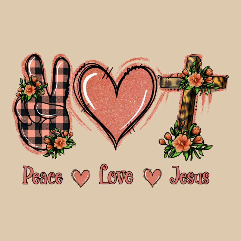 Peace Love Jesus Heavyweight Sweatshirt by Jasminsmagicworld | Teevron