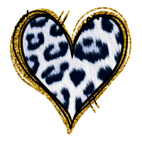 Dalmatians Heart Gold Glitter | Teevron