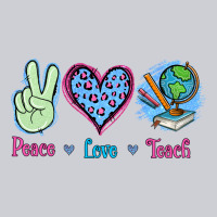 Peace Love Teach Heavyweight Sweatshirt | Teevron