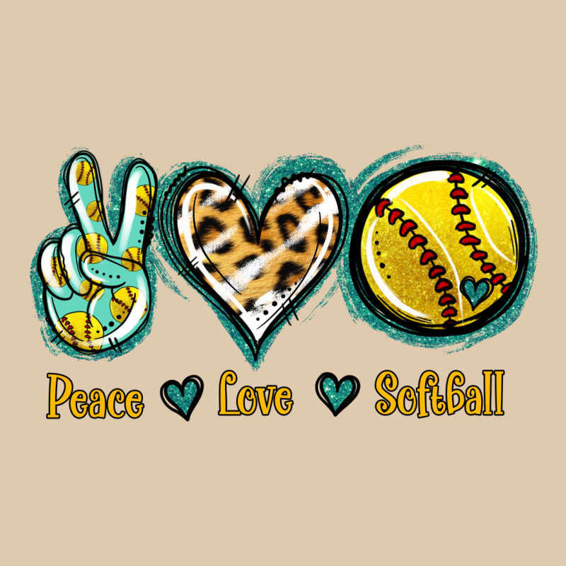 Peace Love Softball Heavyweight Sweatshirt by Jasminsmagicworld | Teevron
