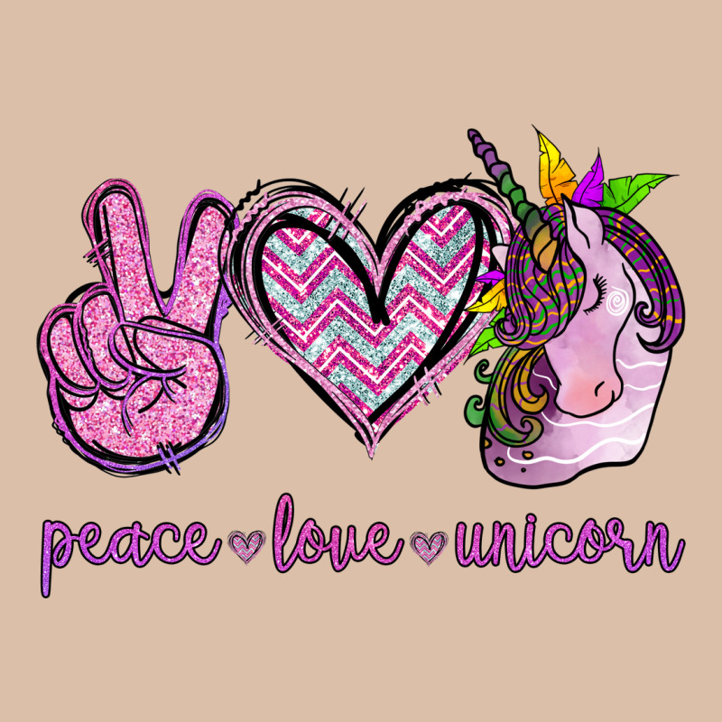Peace Love Unicorn Urban Heavy Tee by Jasminsmagicworld | Teevron