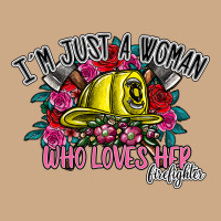 Im Just A Woman Who Loves Her Firefighter Vintage Hoodie | Teevron