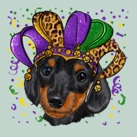 Mardi Gras Hat Dachshund Puppy Zipper Hoodie | Teevron