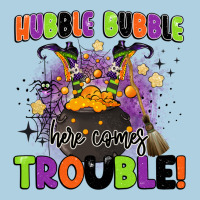 Kids Halloween Hubble Bubble Here Comes Trouble Premium Hoodie | Teevron