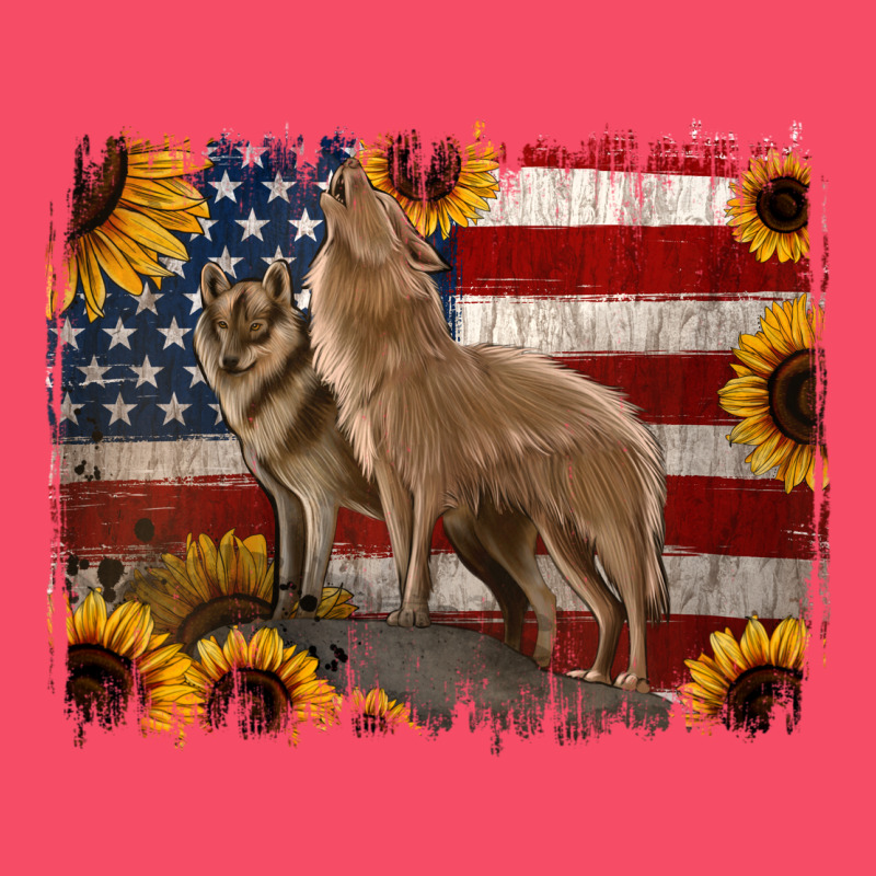 American Th Of July Wolves Premium Sweatshirt by Jasminsmagicworld | Teevron