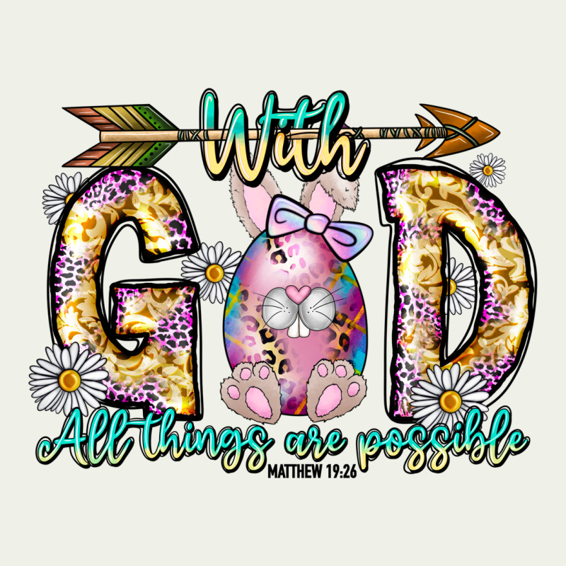 With God All Things Are Possible Easter Day Urban Heavy Tee by CowhideDigitalArt | Teevron