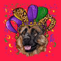 Mardi Gras Hat German Shepherd Zipper Hoodie | Teevron