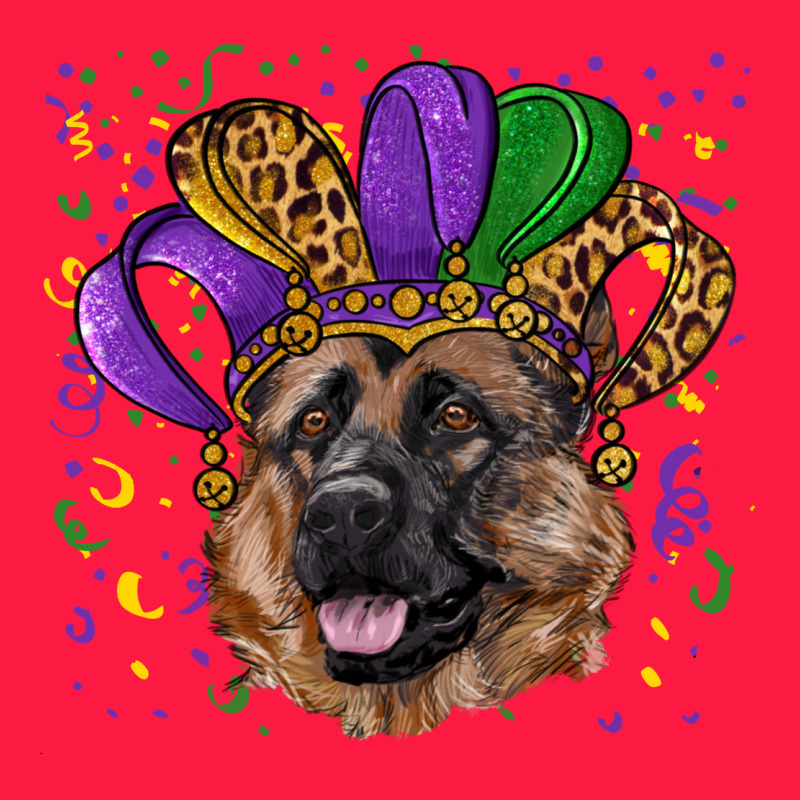 Mardi Gras Hat German Shepherd Zipper Hoodie by RanaPortraitStore | Teevron