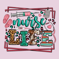Nurse Life Leopard Frame Ladies Tee | Teevron