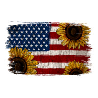 Distressed Yellow Sunflower American Flag | Teevron