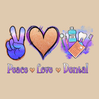 Peace Love Dental Heavyweight Sweatshirt | Teevron