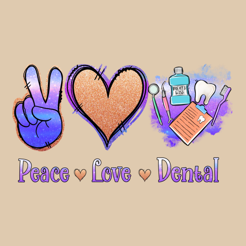Peace Love Dental Heavyweight Sweatshirt by Jasminsmagicworld | Teevron