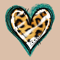 Glitter Leopard Heart Urban Heavy Tee | Teevron
