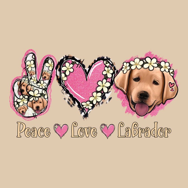 Peace Love Labrador Heavyweight Sweatshirt by Jasminsmagicworld | Teevron