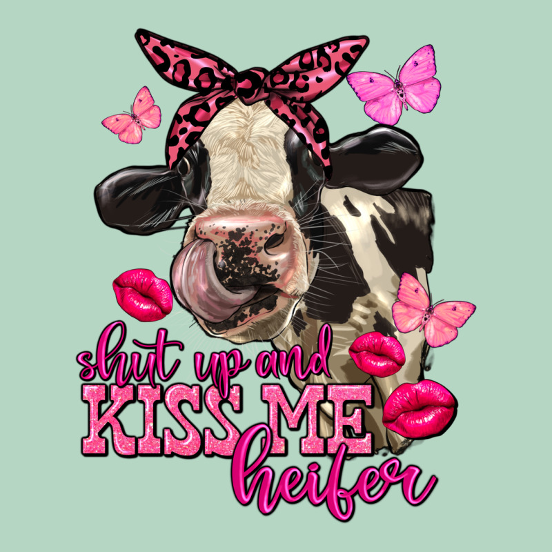 Valentine's Day Shut Up And Kiss Me Holstein Cow Classic Tee by FaDigitalArtStudio | Teevron