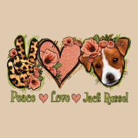 Peace Love Jack Russel Heavyweight Sweatshirt | Teevron
