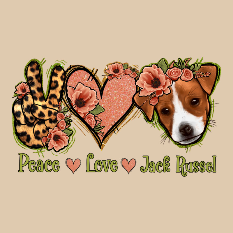 Peace Love Jack Russel Heavyweight Sweatshirt by Jasminsmagicworld | Teevron
