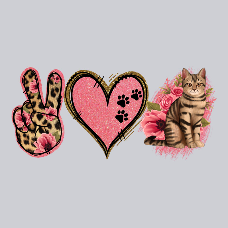 Peace Love Cats Heavyweight Sweatshirt by Jasminsmagicworld | Teevron