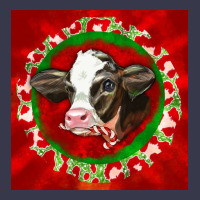 Christmas Holstein Calf Face Long Sleeve Tee | Teevron
