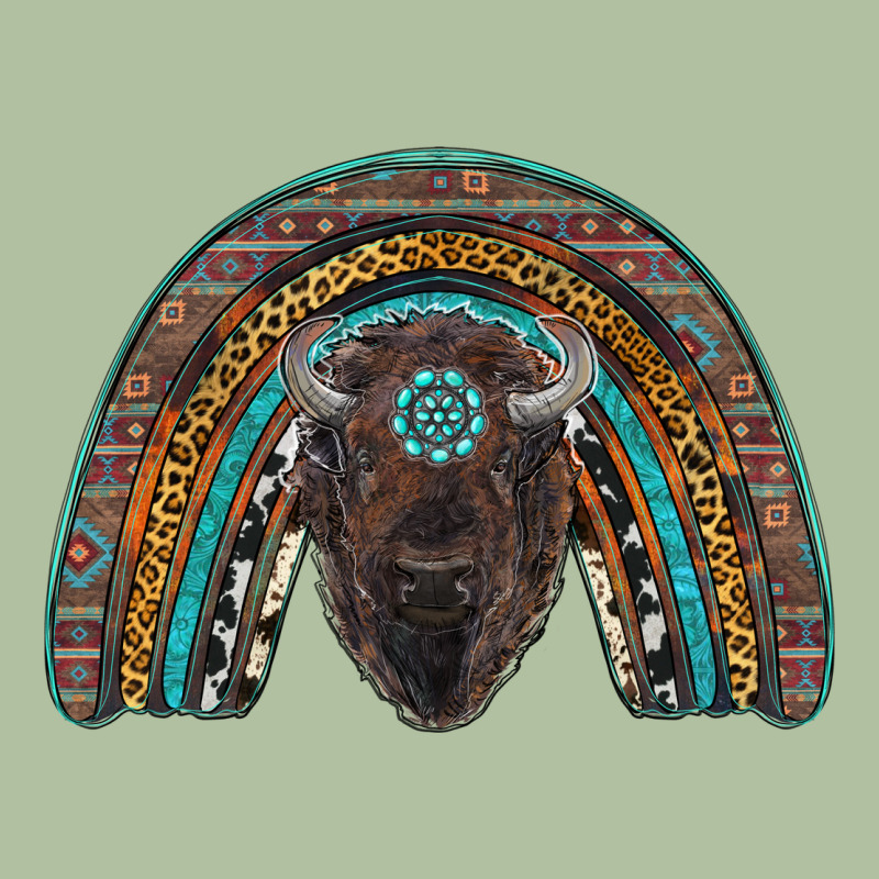 Western Rainbow With Bison Urban Hoodie by RanaPortraitStore | Teevron