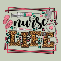 Nurse Life Leopard Frame Ladies Tee | Teevron