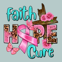 Faith Hope Cure Breast Cancer Heavy Core Tee | Teevron
