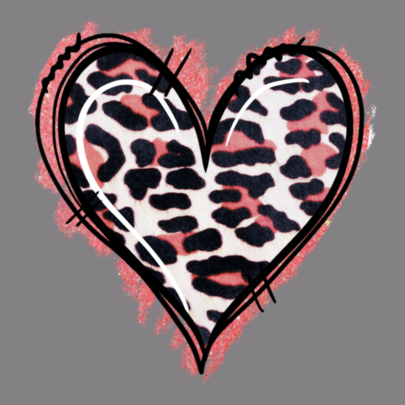 Leopard Glitter Heart Heavyweight Hoodie by Jasminsmagicworld | Teevron
