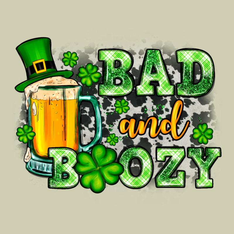 St. Patrick's Bad And Boozy Heavy Core Tee by OliviaCreatesArt | Teevron