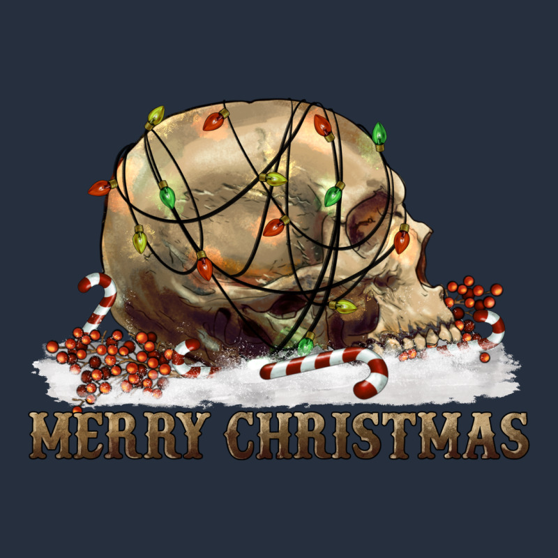 Merry Christmas Skull Zipper Hoodie by RanaPortraitStore | Teevron