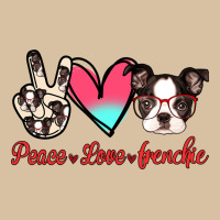 Peace Love Frenchie Heavyweight Hoodie | Teevron