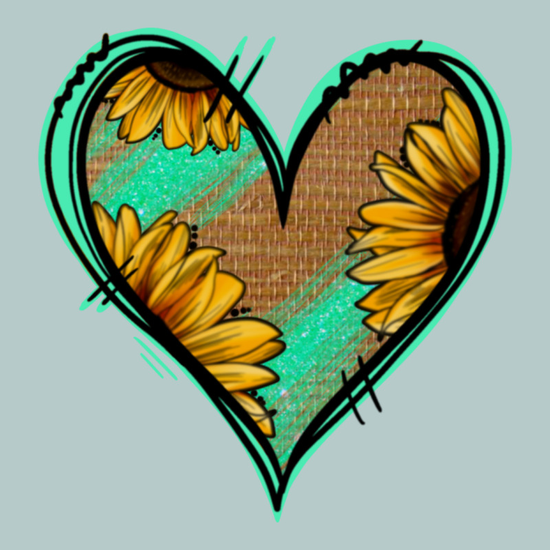 Sunflower Heart Heavy Core Tee by Jasminsmagicworld | Teevron