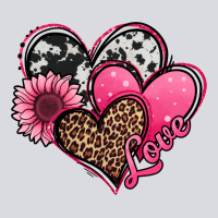 Valentines Day Western Hearts And Sunflower Zipper Hoodie | Teevron