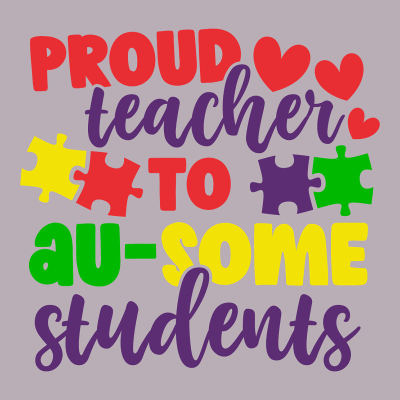 Proud Teacher To Ausome Students Vintage Tee by CowhideDigitalArt | Teevron