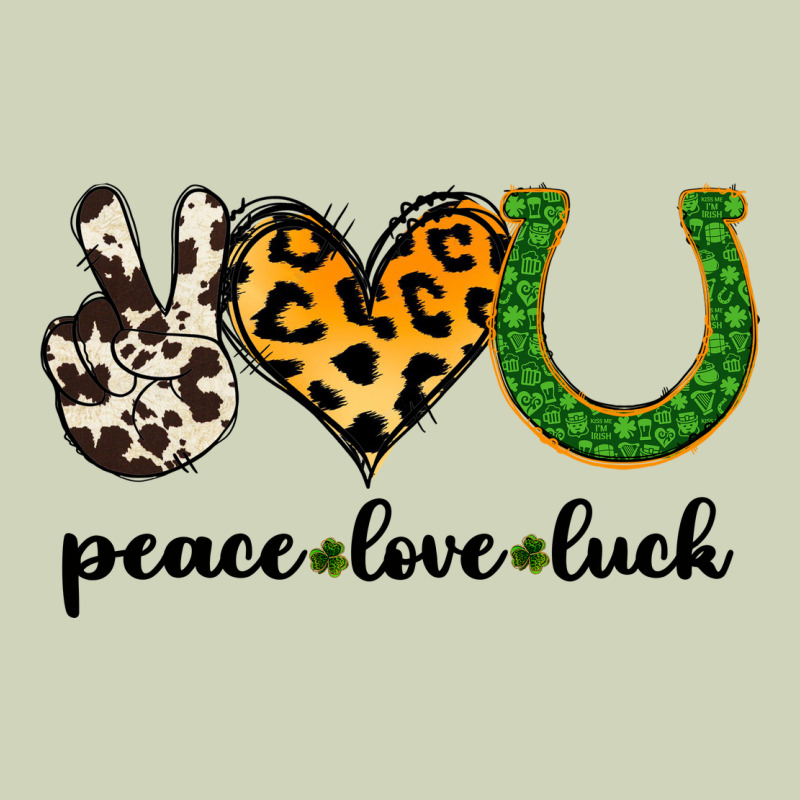 Peace Love Luck Heavyweight Hoodie by Jasminsmagicworld | Teevron